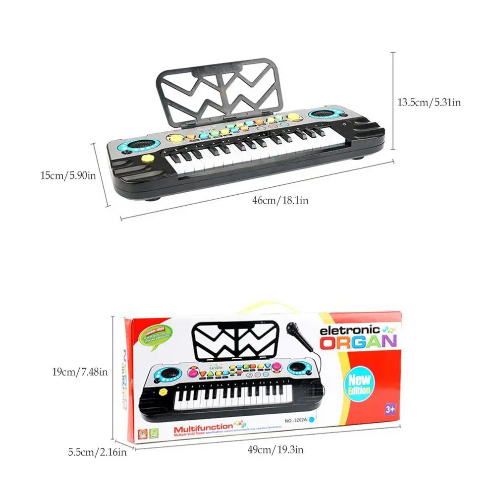 Children Electronic Piano Portable Keyboard Electronic Piano Rainbow Key For Kids Gift
Children Electronic Piano Portable Keyboard Electronic Piano Rainbow Key For Kids Gift