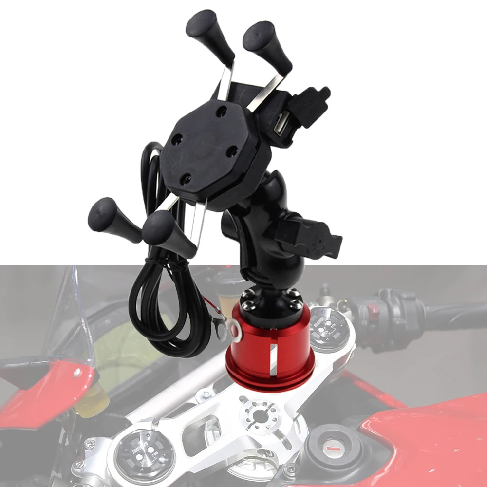 Держатель для телефона с USB-зарядкой для DUCATI 899 959 1199 1299 Panigale V4 1100, аксессуары для мотоциклов, кронштейн для GPS-навигации телефона
Держатель для телефона с USB-зарядкой для DUCATI 899 959 1199 1299 Panigale V4 1100, аксессуары для мотоциклов, кронштейн для GPS-навигации телефона