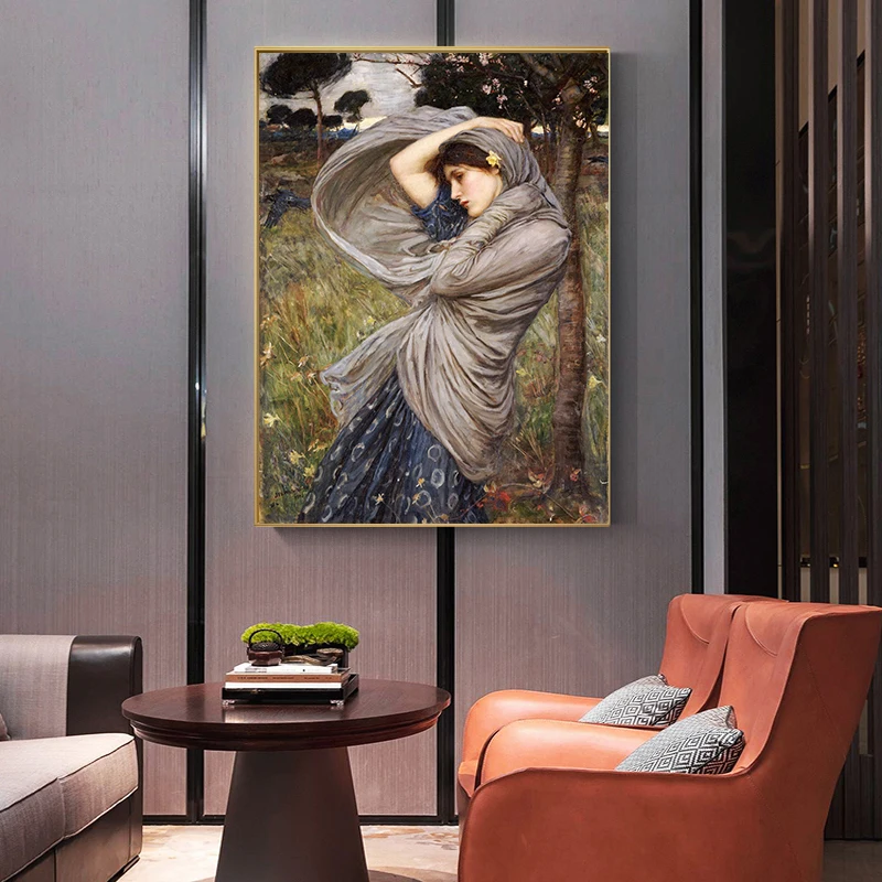 Holover Canvas Oil Painting Aesthetic Home Decoration William Waterhouse"Boreas"Romanticism Mythology Wall Art Poster
Holover Canvas Oil Painting Aesthetic Home Decoration William Waterhouse"Boreas"Romanticism Mythology Wall Art Poster