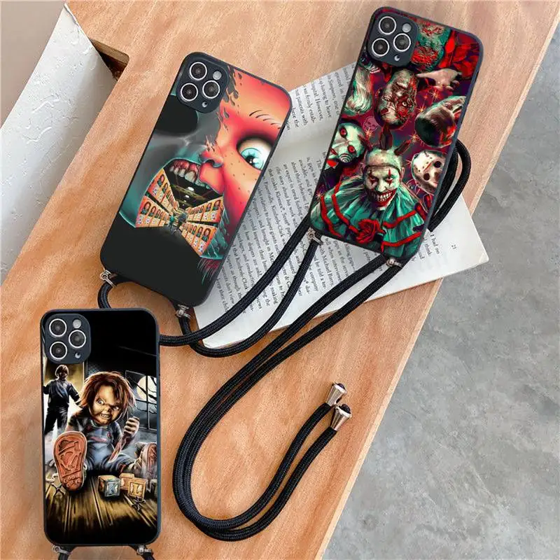 Horror Movie CHUCKY Phone Case For iPhone 7 8 11 12 X XS XR MINI Pro Max Plus Strap Cord Chain Lanyard soft
Horror Movie CHUCKY Phone Case For iPhone 7 8 11 12 X XS XR MINI Pro Max Plus Strap Cord Chain Lanyard soft