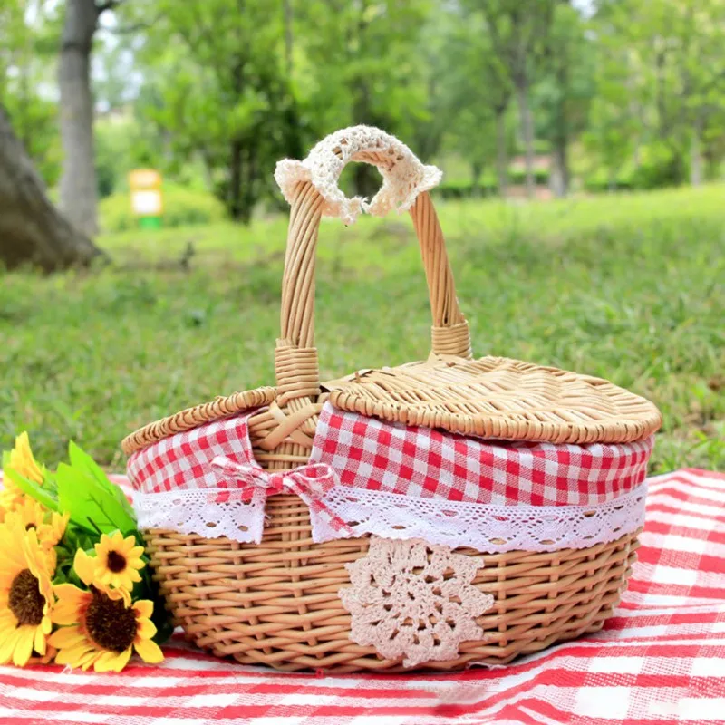 Woven Wicker Picnic Basket Creative Tote Picnic Camping Storage home products, suitable for a variety of scenarios 2021 New
Woven Wicker Picnic Basket Creative Tote Picnic Camping Storage home products, suitable for a variety of scenarios 2021 New