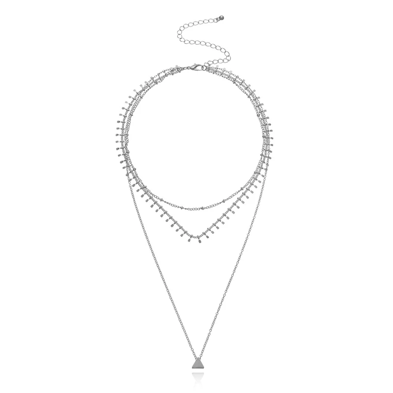 Liwore Fashion Geometric Triangle Necklace For Women Simple Alloy Multilayer Pendant Necklace Golden Necklace Jewelry
Liwore Fashion Geometric Triangle Necklace For Women Simple Alloy Multilayer Pendant Necklace Golden Necklace Jewelry