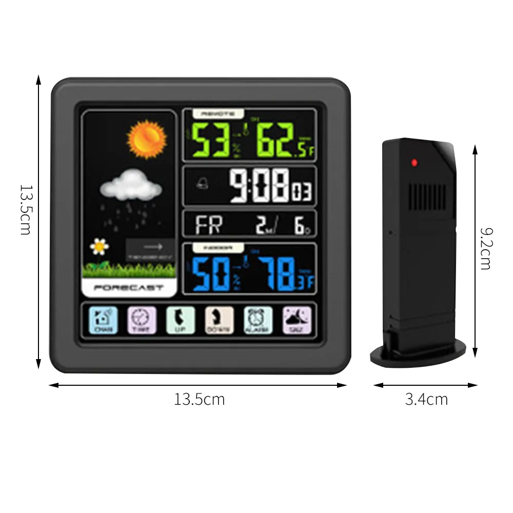 LED Display Weather Temperature Weather Forecast Digital Multicolor Accurate Weather Forecast Waterproof Kitchen Gift Automatic
LED Display Weather Temperature Weather Forecast Digital Multicolor Accurate Weather Forecast Waterproof Kitchen Gift Automatic