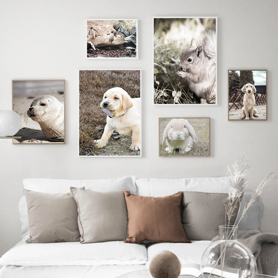 Animal Squirrel Rabbit Dog Seal Penguin Nursery Nordic Posters And Prints Wall Art Canvas Painting Wall Pictures Kids Room Decor
Animal Squirrel Rabbit Dog Seal Penguin Nursery Nordic Posters And Prints Wall Art Canvas Painting Wall Pictures Kids Room Decor