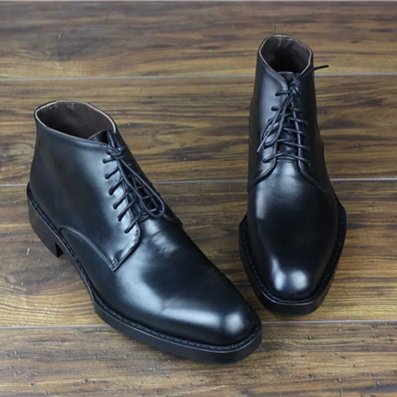 Sipriks Italian Custom Mens Ankle Boots Calf Leather Black High Tops Shoe Luxury Male Wedding Boots Goodyear Welted Shoes 2021
Sipriks Italian Custom Mens Ankle Boots Calf Leather Black High Tops Shoe Luxury Male Wedding Boots Goodyear Welted Shoes 2021