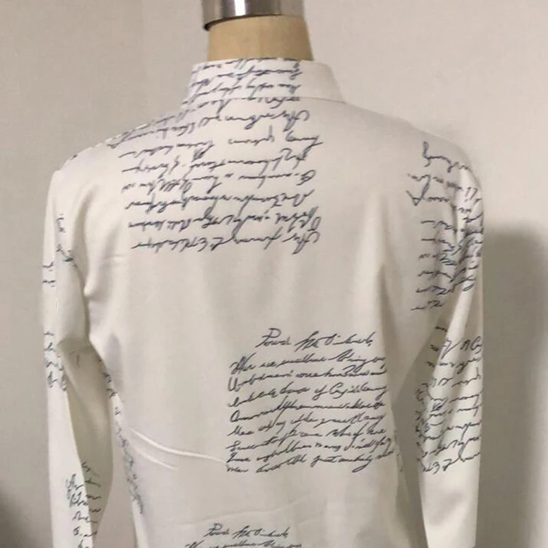 Women's Shirts With Long Sleeves 2021 Fashion Women V Neck Letters Printing Button Women's Shirts For Spring Tops Blouse
Women's Shirts With Long Sleeves 2021 Fashion Women V Neck Letters Printing Button Women's Shirts For Spring Tops Blouse