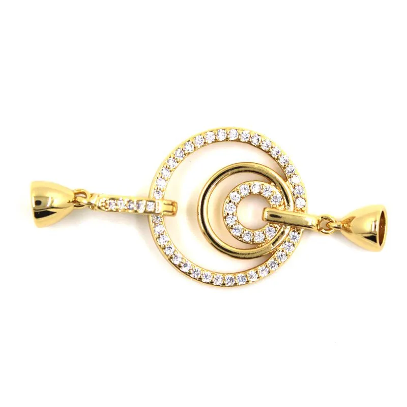 Clasps For Jewelry Making Fastening Accessories 18K GOLD PLATED Cubic Zirconia Clasps For DIY Pearls Necklace Bracelet Clasp
Clasps For Jewelry Making Fastening Accessories 18K GOLD PLATED Cubic Zirconia Clasps For DIY Pearls Necklace Bracelet Clasp