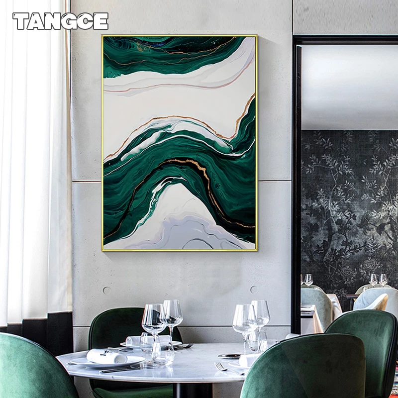 Flowing Green Wall Art Abstract Ocean Canvas Painting Nordic Poster Print Modern Wall Art Pictures for Living Room Scandinavian
Flowing Green Wall Art Abstract Ocean Canvas Painting Nordic Poster Print Modern Wall Art Pictures for Living Room Scandinavian