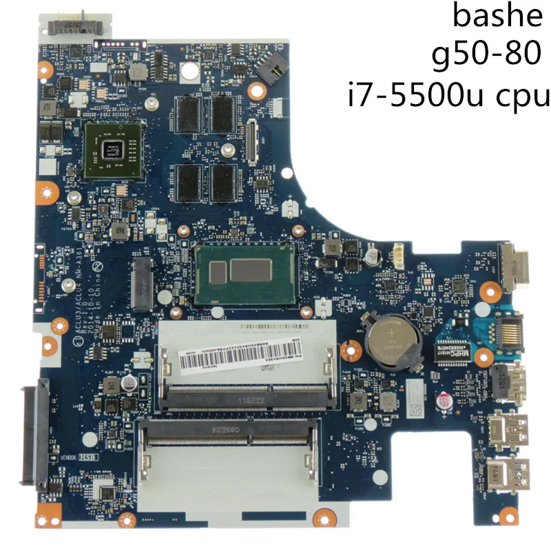 Для Lenovo g50 80 Материнская плата ноутбука независимые видеокарта i7 5500u процессор nm