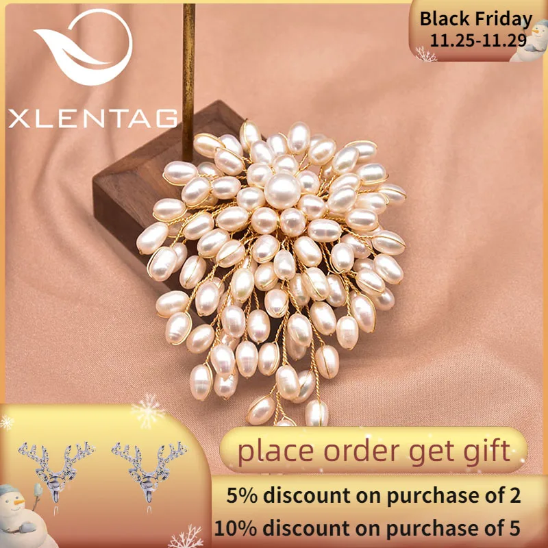 XlentAg Natural Pearl Leaf Brooch is Specially Designed For Female Couples Engagement Gifts Handmade Fine Fashion Jewelry GO0382 
XlentAg Natural Pearl Leaf Brooch is Specially Designed For Female Couples Engagement Gifts Handmade Fine Fashion Jewelry GO0382