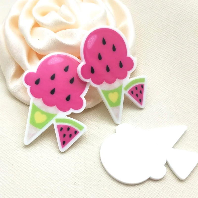 30pcs/50pcs Flat Back Planar Resin Cartoon food ice cream Acrylic Resin Cabochons for DIY bow Decoration 25*33mm R1588
30pcs/50pcs Flat Back Planar Resin Cartoon food ice cream Acrylic Resin Cabochons for DIY bow Decoration 25*33mm R1588