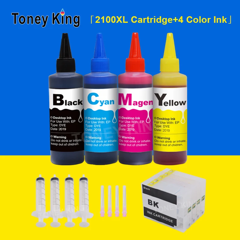 Перезаправляемый картридж Toney King PGI-2100, 4 флакона с чернилами для принтеров Canon MAXIFY Ib4010, IB4110, MB5110, PGI2100
Перезаправляемый картридж Toney King PGI-2100, 4 флакона с чернилами для принтеров Canon MAXIFY Ib4010, IB4110, MB5110, PGI2100