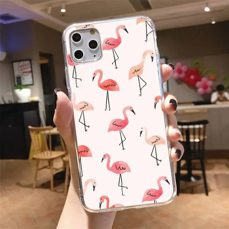 Animal Flamingo Phone Case Transparent for iPhone 6 7 8 11 12 s mini pro X XS XR MAX Plus cover funda shell
Animal Flamingo Phone Case Transparent for iPhone 6 7 8 11 12 s mini pro X XS XR MAX Plus cover funda shell