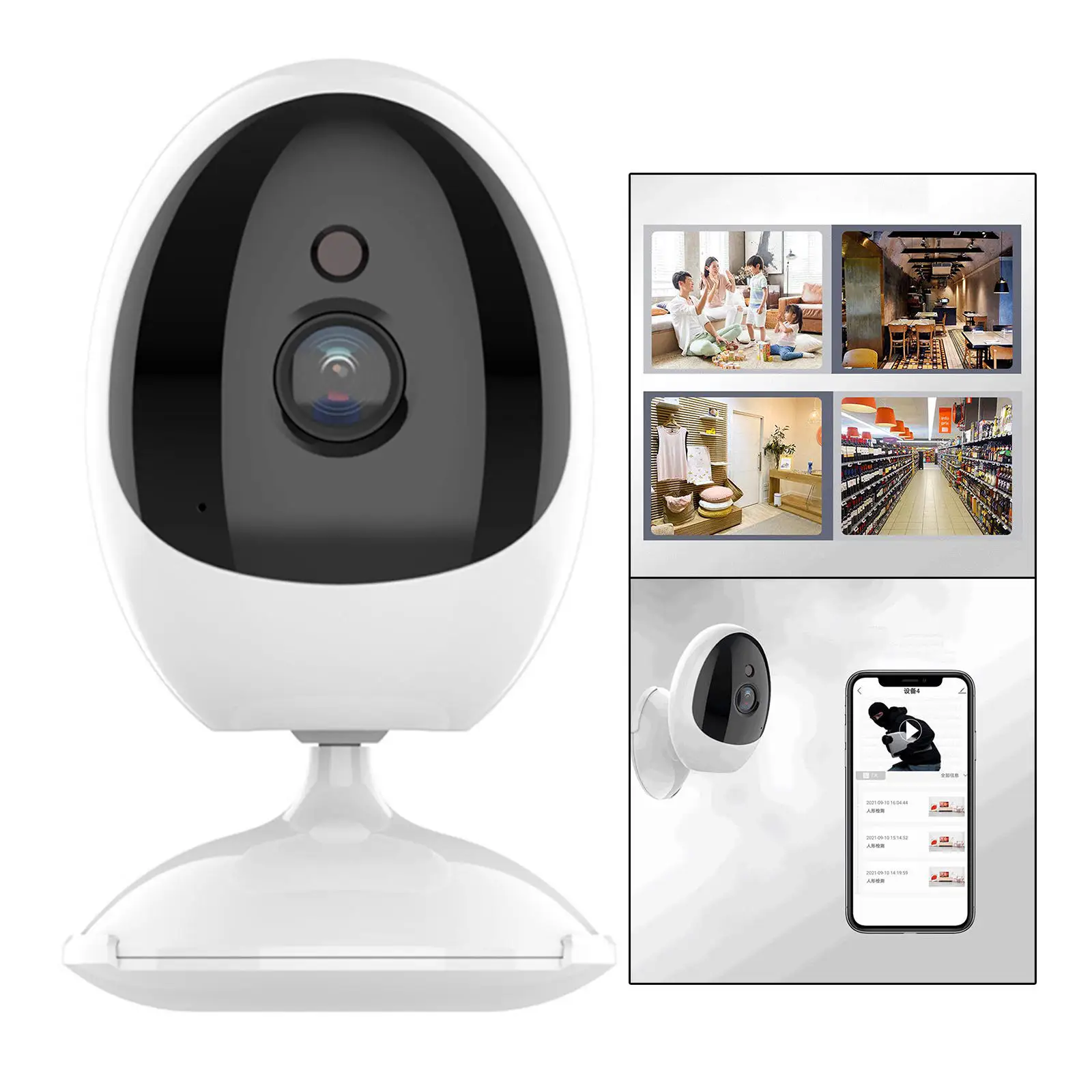 1080P WiFi Security Camera Indoor Plug-Uk Remote Control White for Baby/Nanny Monitor
1080P WiFi Security Camera Indoor Plug-Uk Remote Control White for Baby/Nanny Monitor