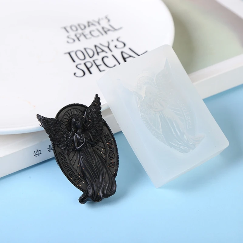 Angel Pattern Crystal Epoxy Resin Mold 3D Stereo Soap Silicone Mould DIY Crafts Candle Casting Tools
Angel Pattern Crystal Epoxy Resin Mold 3D Stereo Soap Silicone Mould DIY Crafts Candle Casting Tools