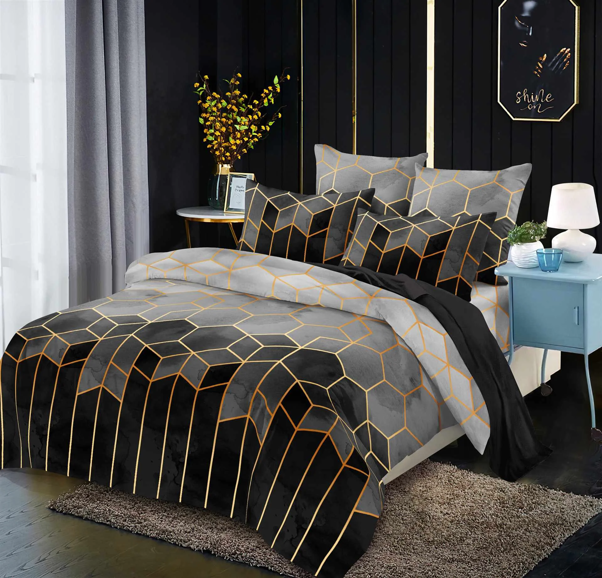 3d Luxury Bedding Sets Geometric Print Duvet Cover Pillowcase2/ 3pcs Single Queen King Size Bed Clothes For Home
3d Luxury Bedding Sets Geometric Print Duvet Cover Pillowcase2/ 3pcs Single Queen King Size Bed Clothes For Home