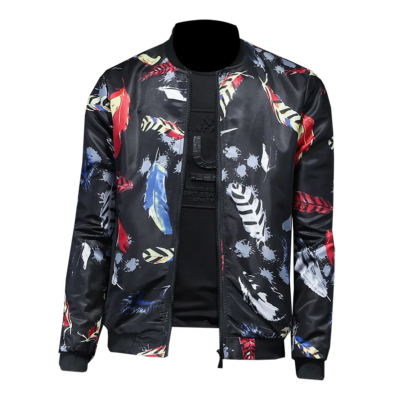 Trendy Color Feather Printed Jacket Men Vintage Autumn Zipper Bomber Jacket Men Artistic Painting Jaqueta Outfit 5XL Jacket Men
Trendy Color Feather Printed Jacket Men Vintage Autumn Zipper Bomber Jacket Men Artistic Painting Jaqueta Outfit 5XL Jacket Men