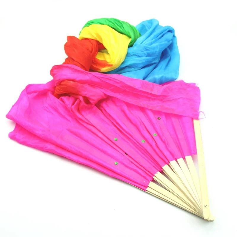 Hand Made Colorful Belly Dance Dancing Silk Bamboo Long Fans Veils For Folk Dance 1.8m
Hand Made Colorful Belly Dance Dancing Silk Bamboo Long Fans Veils For Folk Dance 1.8m