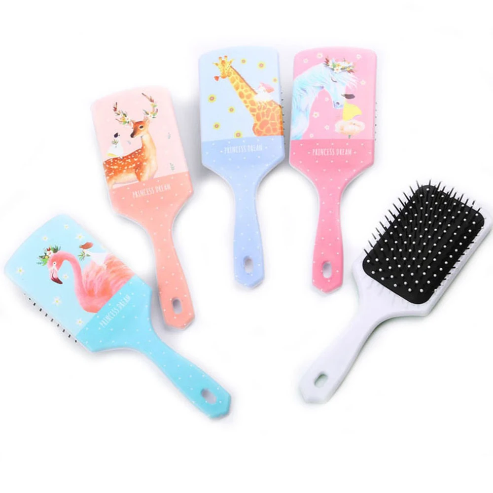 1pcs Cartoon Print Hair Detangler Comb,Haircare Massage Scalp Airbag Hair Styling Tool,Soft Teeth Hair Brush,Barber Accessories
1pcs Cartoon Print Hair Detangler Comb,Haircare Massage Scalp Airbag Hair Styling Tool,Soft Teeth Hair Brush,Barber Accessories