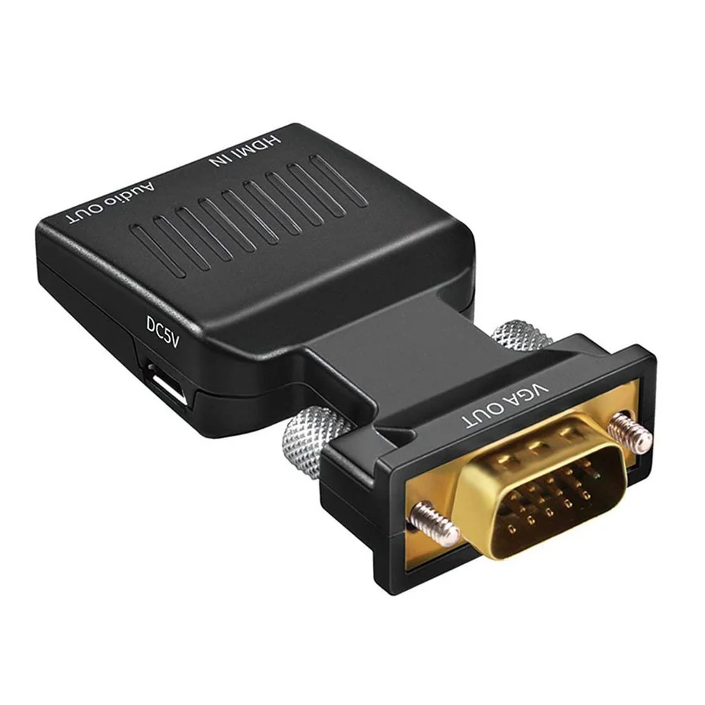 VGA to HDMI adapter with audio female to male VGA male to HDMI female adapter with strong compatibility
VGA to HDMI adapter with audio female to male VGA male to HDMI female adapter with strong compatibility