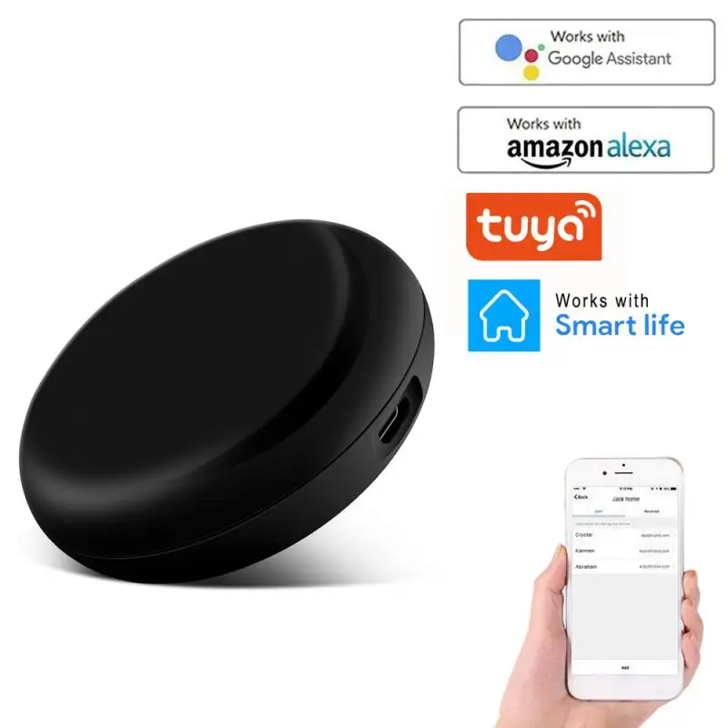 Пульт дистанционного управления Wi-Fi-ИК, умный беспроводной пульт дистанционного управления для умного дома, для ТВ, кондиционеров, работает...
Пульт дистанционного управления Wi-Fi-ИК, умный беспроводной пульт дистанционного управления для умного дома, для ТВ, кондиционеров, работает...