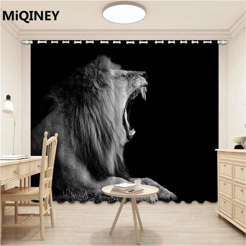New Wild Tiger Curtains African Lion Roar Curtains Room Hall Animal Teeth Living Room Bedroom Curtain Decor Ultra Micro Shading
New Wild Tiger Curtains African Lion Roar Curtains Room Hall Animal Teeth Living Room Bedroom Curtain Decor Ultra Micro Shading