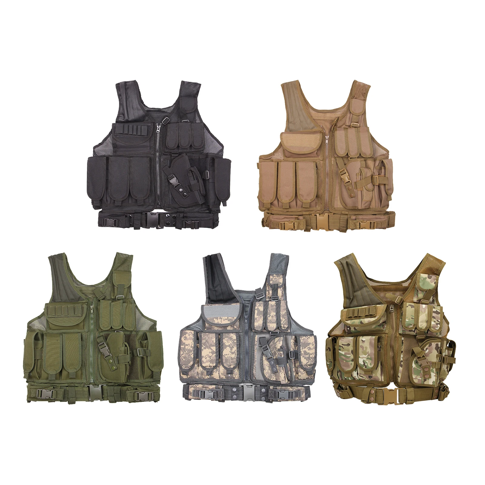 Men Tactical Vest 800D Oxford Cloth Adjustable Belt Straps Lightweight Breathable Training Vest
Men Tactical Vest 800D Oxford Cloth Adjustable Belt Straps Lightweight Breathable Training Vest