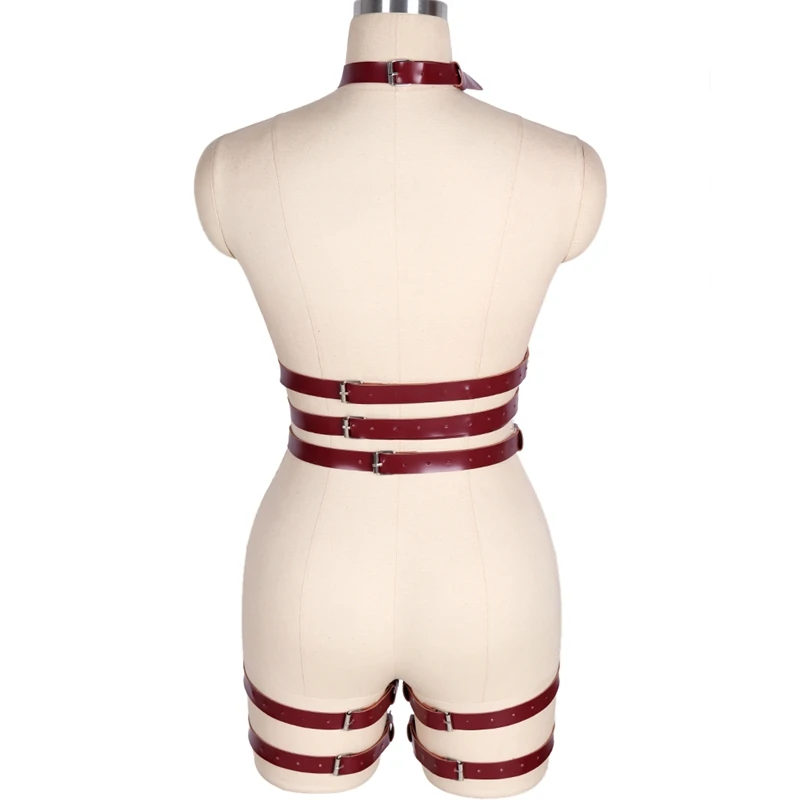 Sexy Hot Selling Leather Garter Piece Set Sexy Harness Women Bra Cage Adjustable Suspenders Belts Metal Ring Clubwear For Lady
Sexy Hot Selling Leather Garter Piece Set Sexy Harness Women Bra Cage Adjustable Suspenders Belts Metal Ring Clubwear For Lady