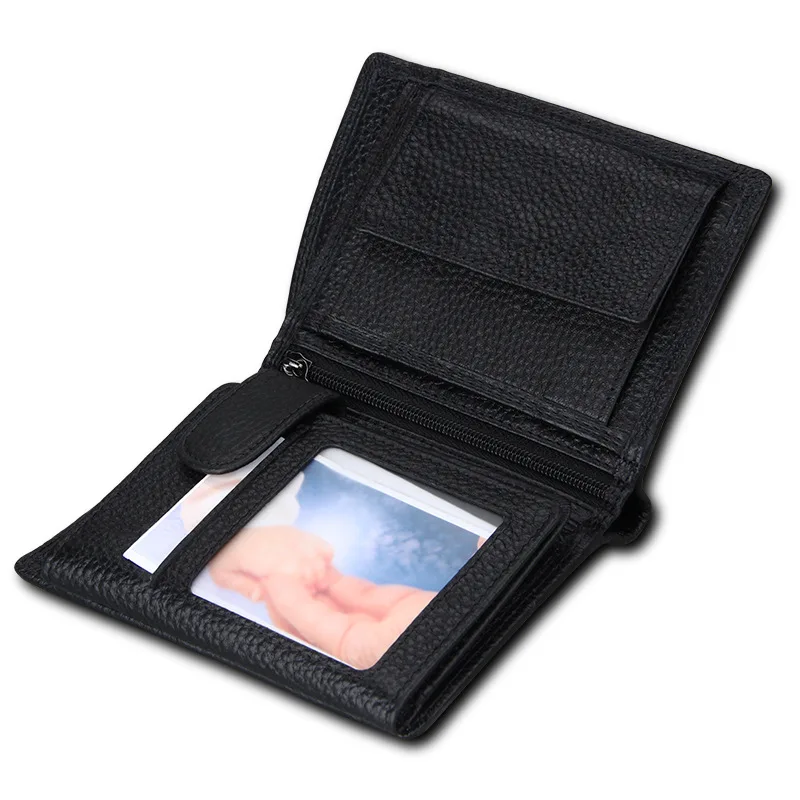 Top Layer Cowhide Mens Wallet Genuine Leather Short Men Wallets RFID Protection Card Holder Designer Male Purse Luxury Wallet
Top Layer Cowhide Mens Wallet Genuine Leather Short Men Wallets RFID Protection Card Holder Designer Male Purse Luxury Wallet