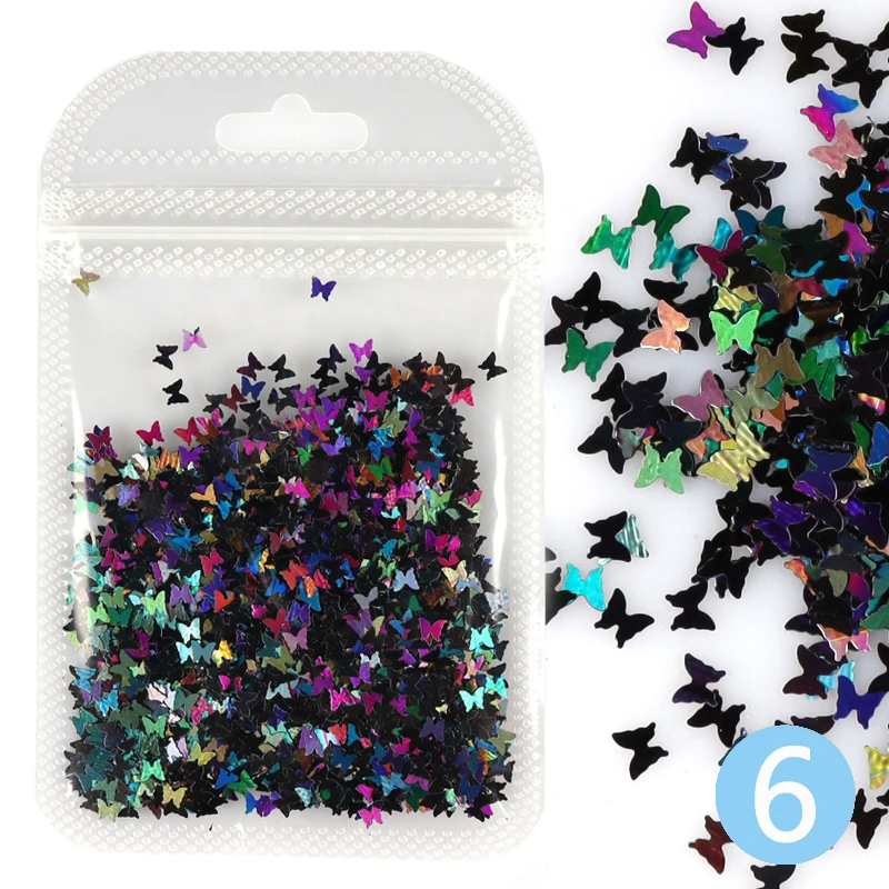 Holographic Butterfly Nail Flakes Glitter Laser Sequins Shiny Paillette Gel Polish Manicure DIY Nails Art Decorations Supplies
Holographic Butterfly Nail Flakes Glitter Laser Sequins Shiny Paillette Gel Polish Manicure DIY Nails Art Decorations Supplies