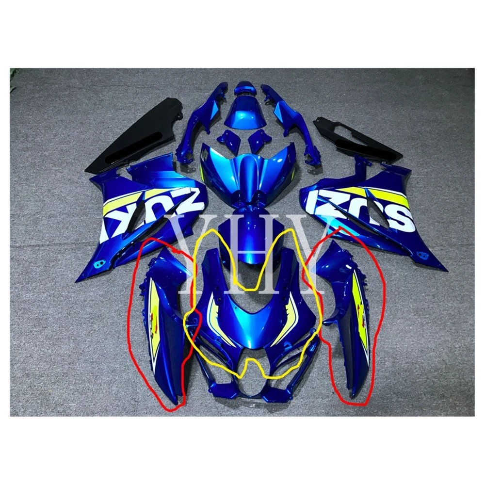 Blue Motorcycle fairing kit 4 parts For SUZUKI GSXR1000 2017 2018 Cover Kit ABS Injection molding Front cover & Air inlet & Head
Blue Motorcycle fairing kit 4 parts For SUZUKI GSXR1000 2017 2018 Cover Kit ABS Injection molding Front cover & Air inlet & Head