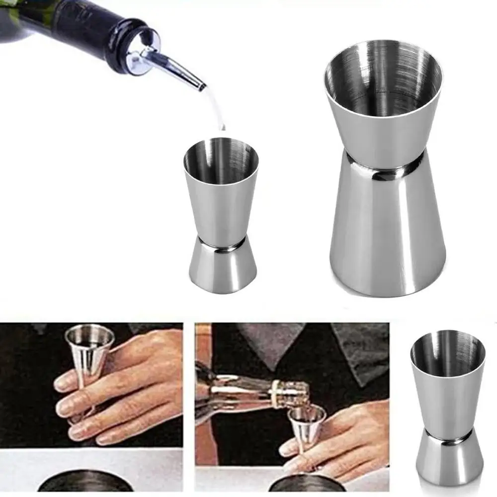 15/30ml 25/50ml Stainless Steel Cocktail Shaker Measure Cup Double Head Ounce Cup Drink Spirit Measure Jigger Kitchen Bar Tool
15/30ml 25/50ml Stainless Steel Cocktail Shaker Measure Cup Double Head Ounce Cup Drink Spirit Measure Jigger Kitchen Bar Tool