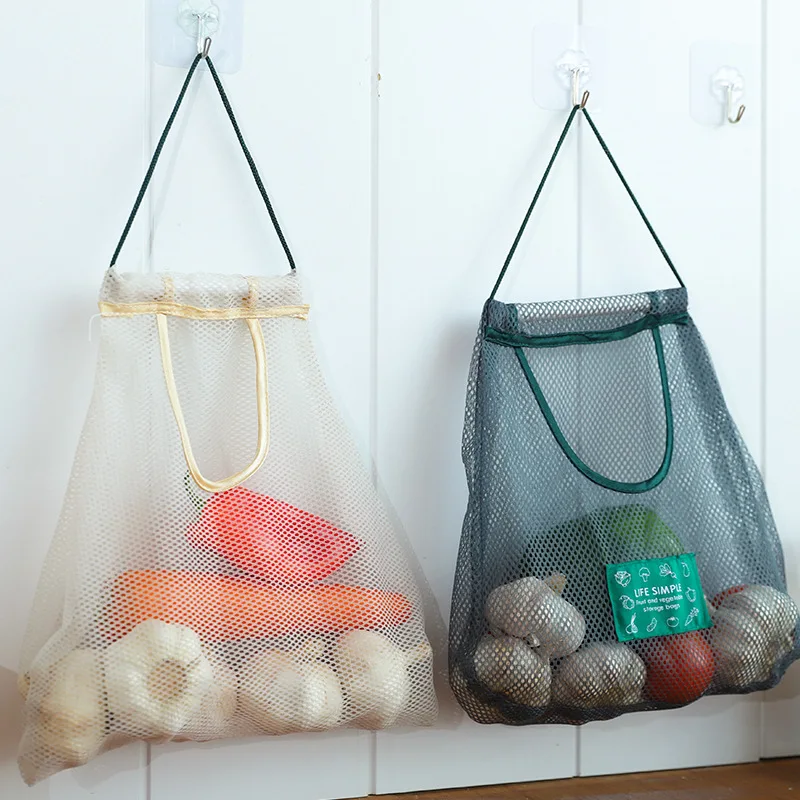 Kitchen Vegetable Fruit Mesh Storage Bags Onion Potato Storage Hanging Bags Hollow Breathable Kitchen Garlic Ginger Mesh Bag
Kitchen Vegetable Fruit Mesh Storage Bags Onion Potato Storage Hanging Bags Hollow Breathable Kitchen Garlic Ginger Mesh Bag
