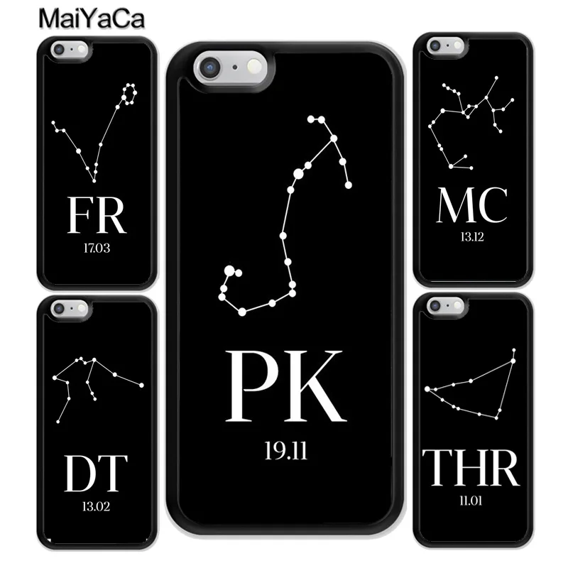MaiYaCa персонализированные звезды Знаки зодиака чехол для iphone 12 mini 11 Pro Max X XR XS MAX SE 2020