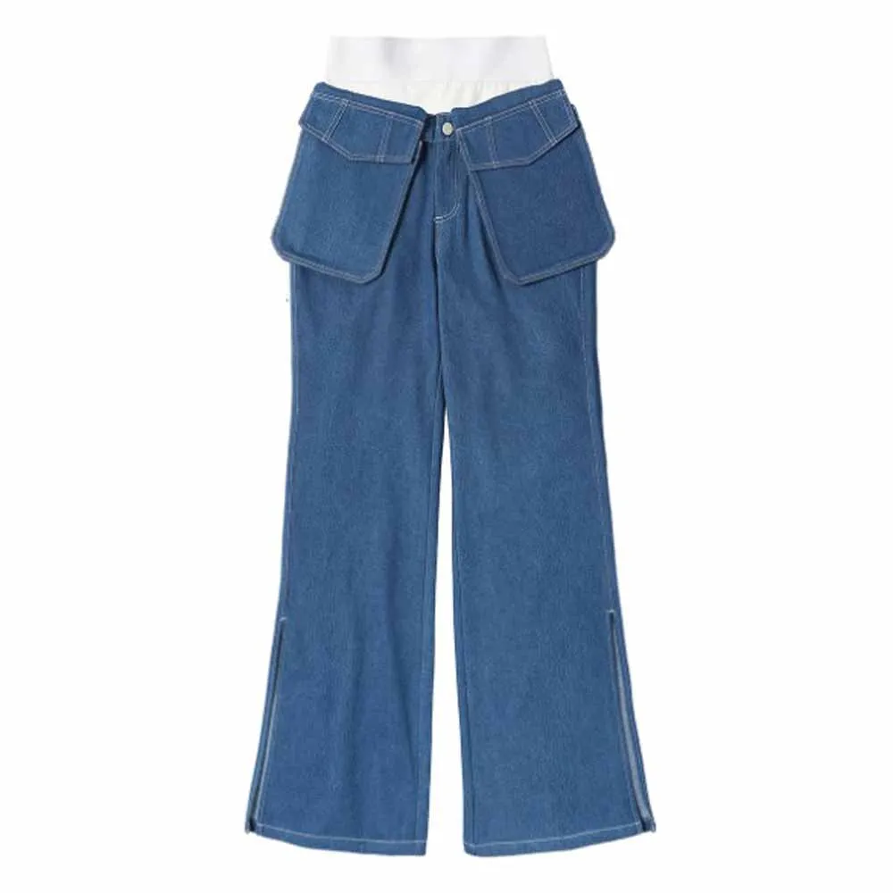 Cultiseed Women New Fashion Personality Big Pockets Denim Jeans Flare Pants Female Ladies Autumn Loose Casual Long Trousers
Cultiseed Women New Fashion Personality Big Pockets Denim Jeans Flare Pants Female Ladies Autumn Loose Casual Long Trousers