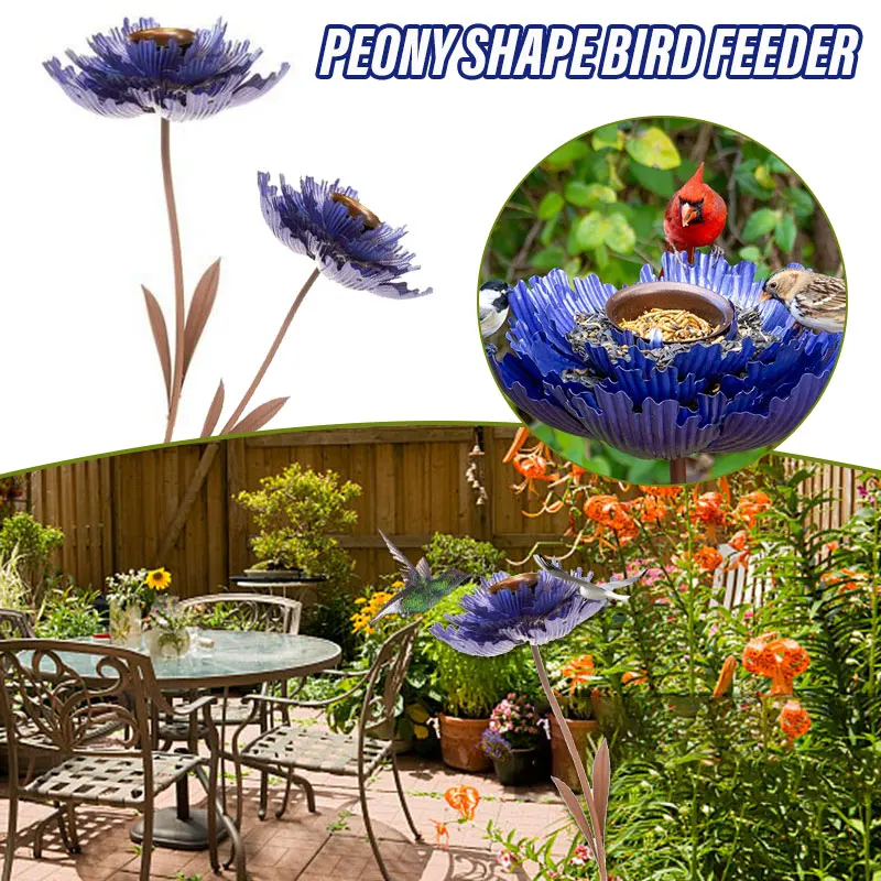 Birds Feeder Vertical Purple Spider Peony Shape Outdoor Birdfeeders for Wild Birds Finch and Bluebird Hangering JS23
Birds Feeder Vertical Purple Spider Peony Shape Outdoor Birdfeeders for Wild Birds Finch and Bluebird Hangering JS23
