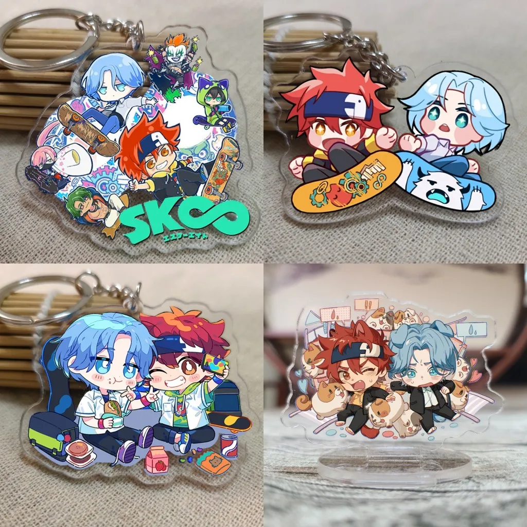 NEW Anime SK8 the Infinity SK EIGHT REKI Langa MIYA Cute Acrylic Stand Model Desktop Toy Keychain Bag Charm Pendant Keyring Toy
NEW Anime SK8 the Infinity SK EIGHT REKI Langa MIYA Cute Acrylic Stand Model Desktop Toy Keychain Bag Charm Pendant Keyring Toy