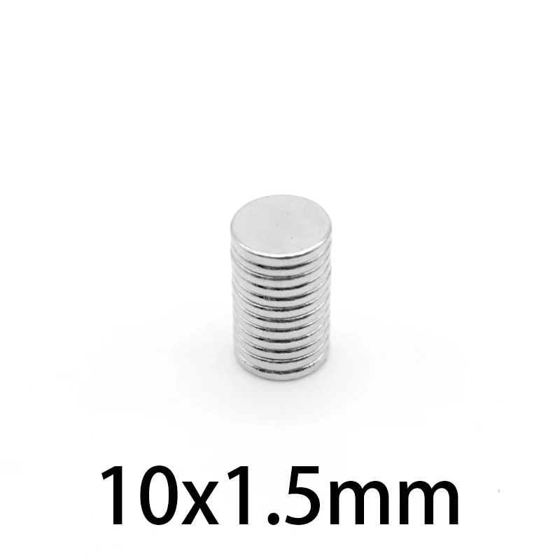 20-500PCS Rare Earth Magnets Diameter 10x1.5mm Small Round Magnets 10mmx1.5mm Permanent Neodymium Magnets 10*1.5
20-500PCS Rare Earth Magnets Diameter 10x1.5mm Small Round Magnets 10mmx1.5mm Permanent Neodymium Magnets 10*1.5