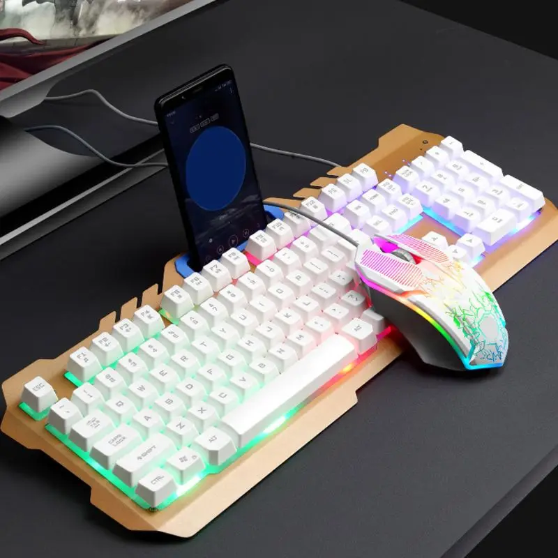 Wired Gaming Keyboard Mouse Combo Set Colorful LED Backlit Desktop Computer Gaming Keyboad Lighted Laptop Mouse
Wired Gaming Keyboard Mouse Combo Set Colorful LED Backlit Desktop Computer Gaming Keyboad Lighted Laptop Mouse