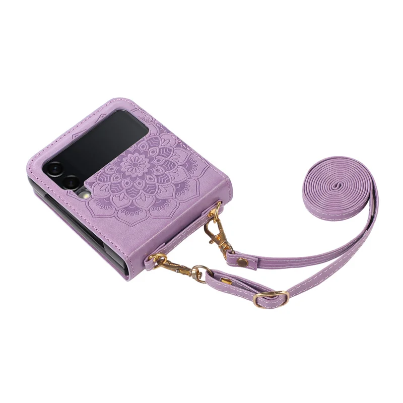 Fashion 3D Emboss Flowers Crossbody Shoulder Lanyard Leather Phone Case for Samsung Galaxy Z Flip 3 5G Folding Phone Back Cover
Fashion 3D Emboss Flowers Crossbody Shoulder Lanyard Leather Phone Case for Samsung Galaxy Z Flip 3 5G Folding Phone Back Cover