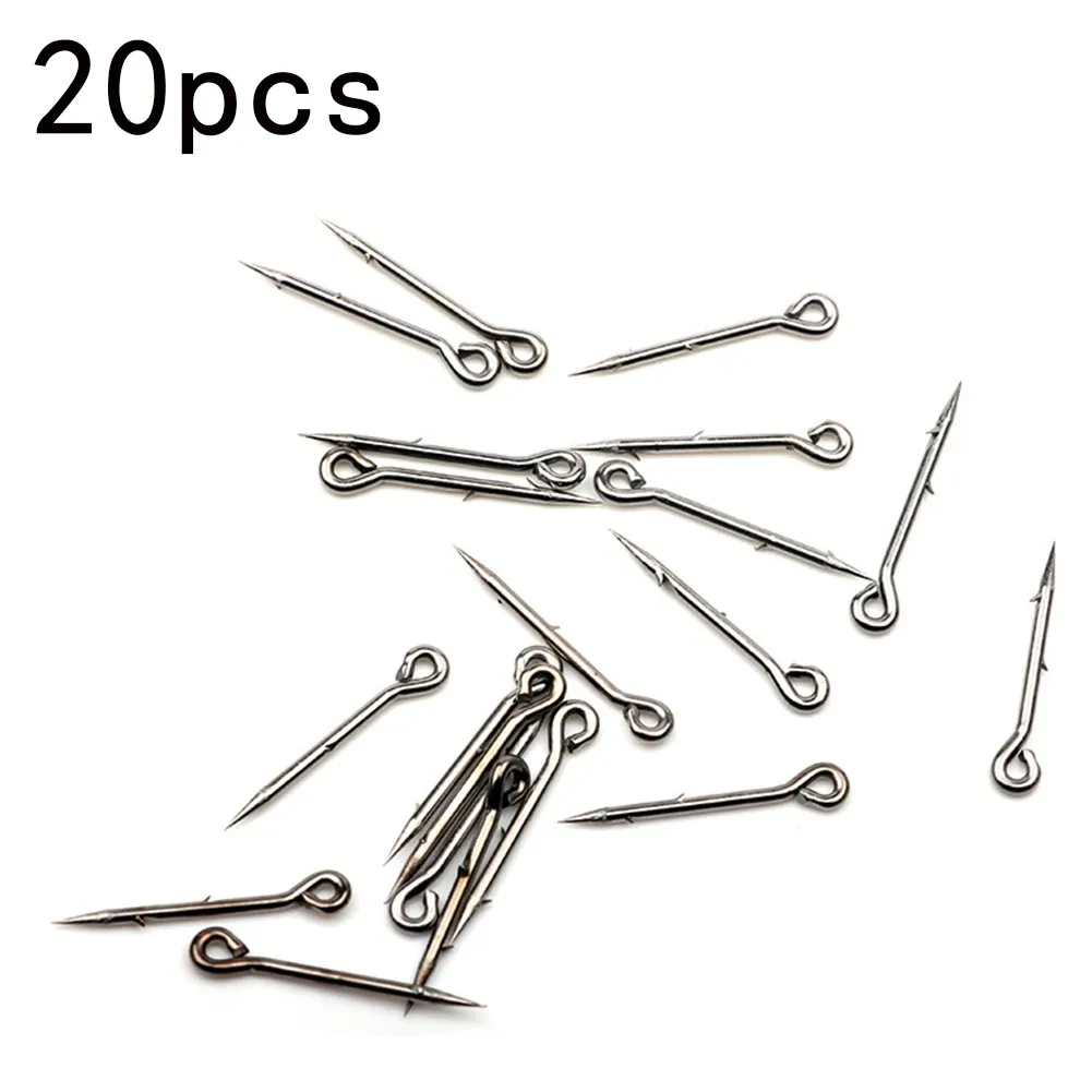 20pcs/Bag 15mm Bait Spike Carp Fishing Hook Baits Sting Boilies Pins Double Barbed Straight Handle Hook For Maggot Hair Rigs
20pcs/Bag 15mm Bait Spike Carp Fishing Hook Baits Sting Boilies Pins Double Barbed Straight Handle Hook For Maggot Hair Rigs