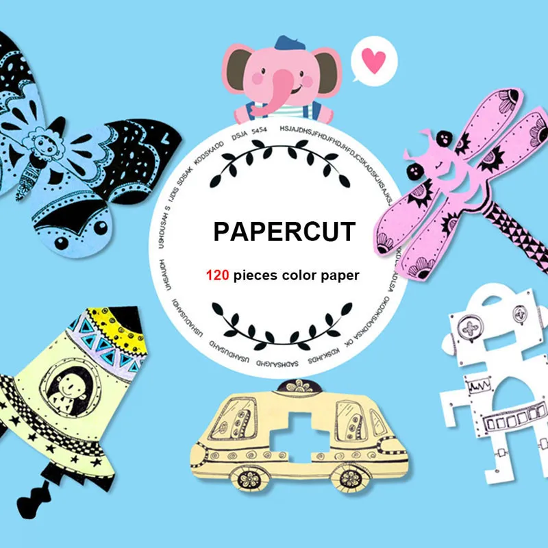Kids Cartoon Color Paper Folding and Cutting Toys Child Kingergarden Art Craft DIY Educational Toy High Quality Safety Supplies
Kids Cartoon Color Paper Folding and Cutting Toys Child Kingergarden Art Craft DIY Educational Toy High Quality Safety Supplies