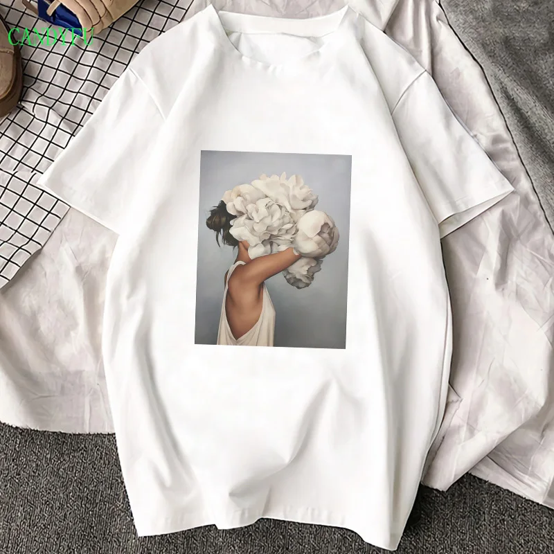 Women T-shirt Summer Sexy Flowers Feather Print Graphic Tops Tees Tumblr Streetwear Kawaii Harajuku Casual Ladies T Shirt
Women T-shirt Summer Sexy Flowers Feather Print Graphic Tops Tees Tumblr Streetwear Kawaii Harajuku Casual Ladies T Shirt