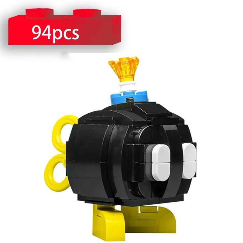 Фигурки MOC Game Bob-omb, супермультяшный персонаж, модель, строительный блок, креативная настольная кукла, кирпичи, игрушки для детей, подарки
Фигурки MOC Game Bob-omb, супермультяшный персонаж, модель, строительный блок, креативная настольная кукла, кирпичи, игрушки для детей, подарки