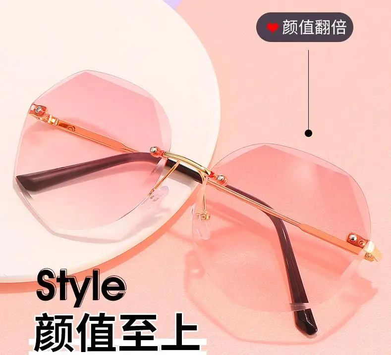 round blue frameless retro sunglasses mirror women 2021 uv400 high quality square frame male sun glasses rimless men green
round blue frameless retro sunglasses mirror women 2021 uv400 high quality square frame male sun glasses rimless men green