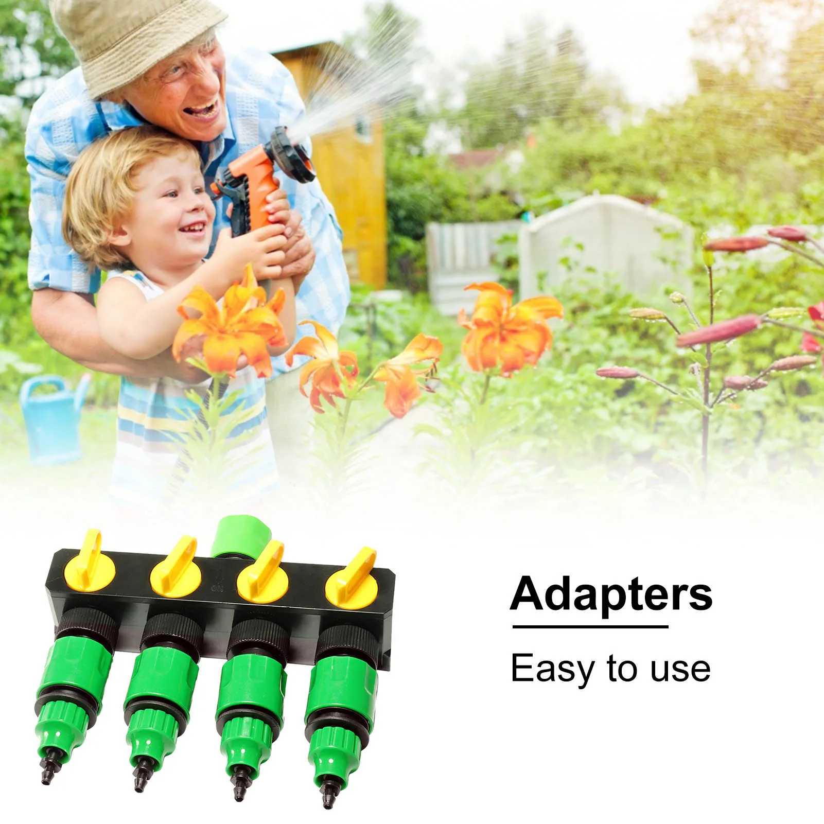 Garden Faucet Splitter With Shut Off Valves Plant Waterer Shower Practical Leakproof Gardening Tool For Flower Planting superior
Garden Faucet Splitter With Shut Off Valves Plant Waterer Shower Practical Leakproof Gardening Tool For Flower Planting superior