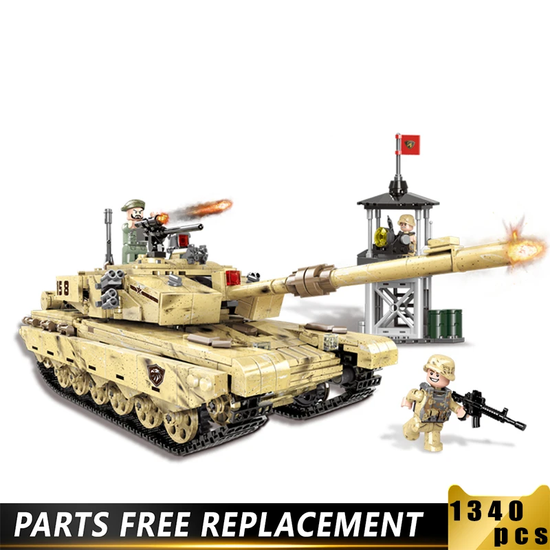 06021 Military Series The 99 Tank Building Blocks Bricks Tank Car Model Bricks 1340PCS Toys MOC Compatible Educational 0399
06021 Military Series The 99 Tank Building Blocks Bricks Tank Car Model Bricks 1340PCS Toys MOC Compatible Educational 0399