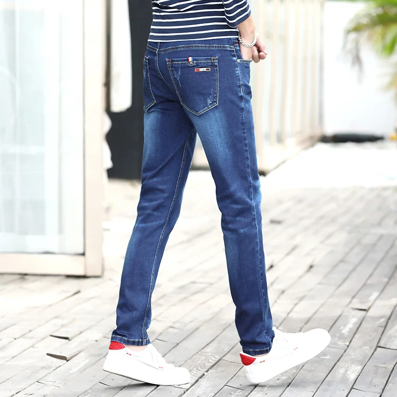 Men's Jeans Spring Winter 2020 New Warm Slim Fit Business Fashion Thicken Denim Trousers Black Blue Jeans Men
Men's Jeans Spring Winter 2020 New Warm Slim Fit Business Fashion Thicken Denim Trousers Black Blue Jeans Men