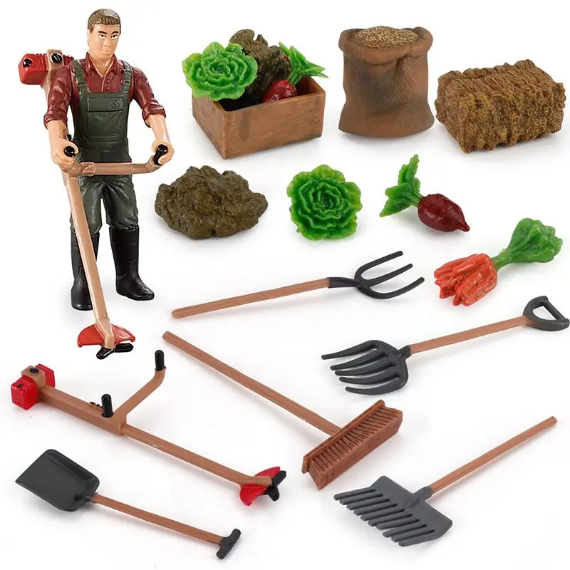 New simulation farm staff worker farmer action figures PVC people model figurine decoration accessories modern toys for children
New simulation farm staff worker farmer action figures PVC people model figurine decoration accessories modern toys for children