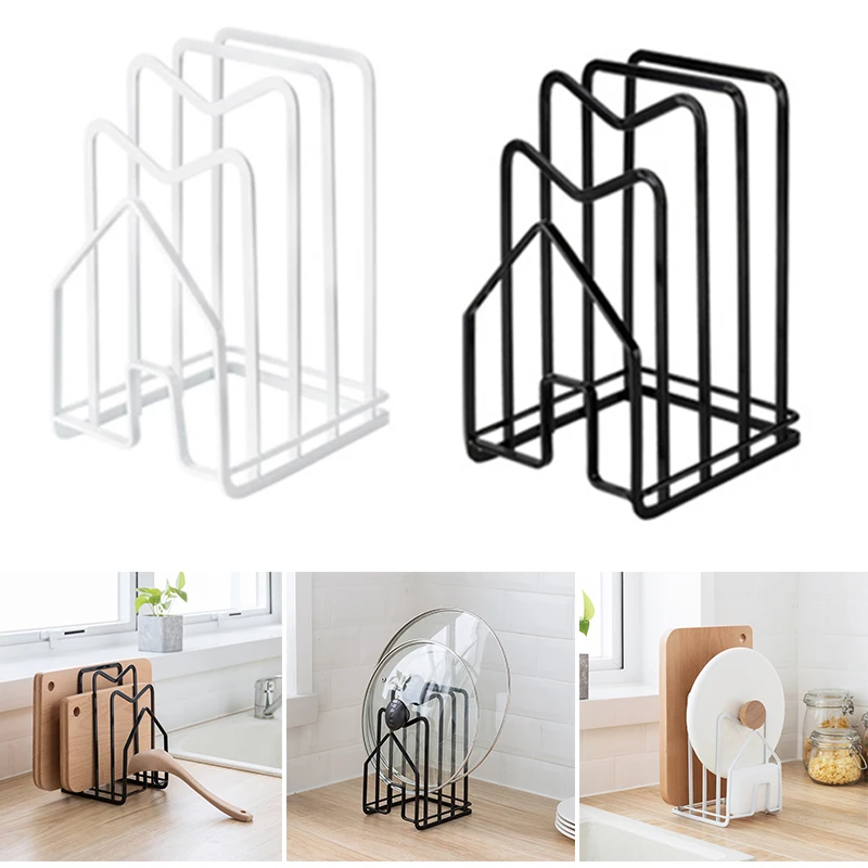 Kitchen Countertop Cutting Board Rack Chopping Board Organizer Stand Holder Pots Pan Lids Rack Organizer @LS
Kitchen Countertop Cutting Board Rack Chopping Board Organizer Stand Holder Pots Pan Lids Rack Organizer @LS